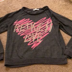 Forever 21 Medium “Reckless Love” Long Sleeve